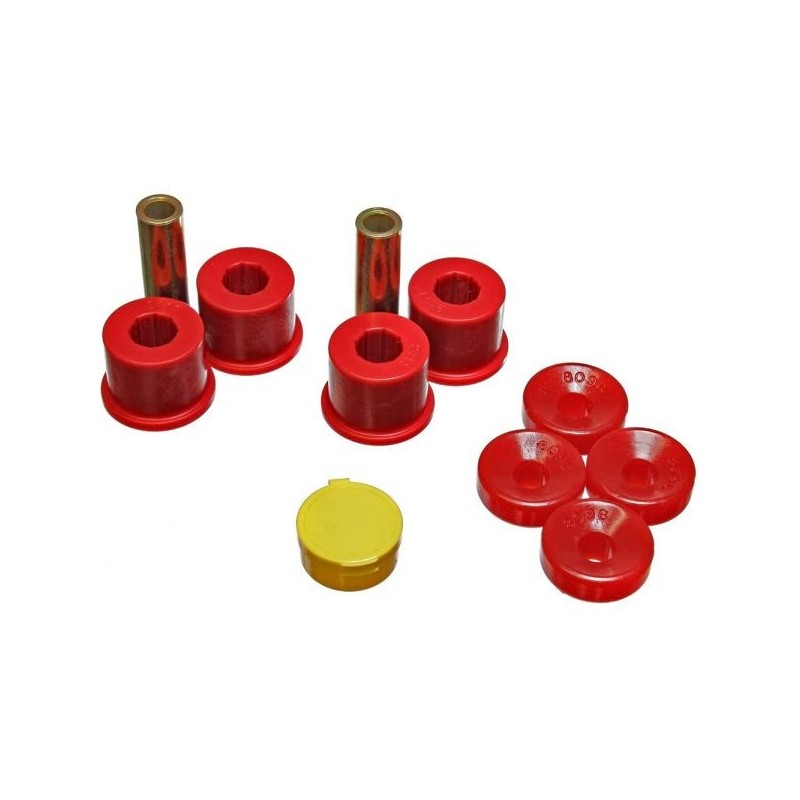 Energy Suspension Gomas amortiguador delantero - Rojo - EN