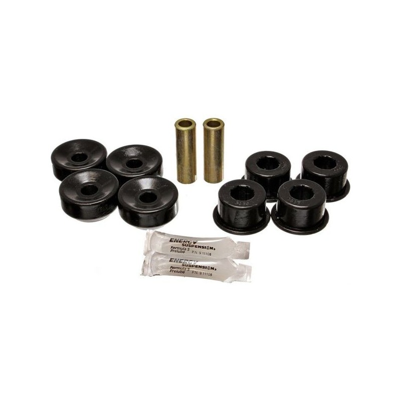 Energy Suspension Gomas amortiguador trasero - Negro - EN