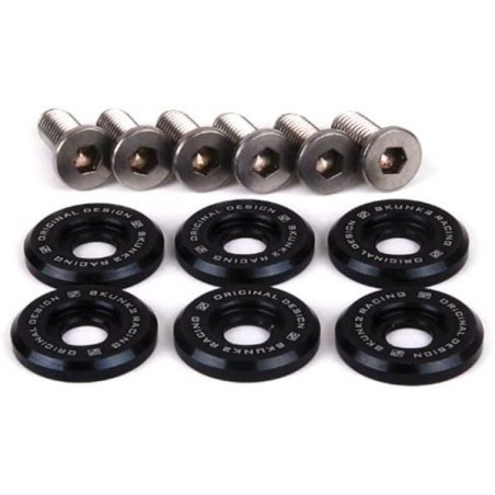 Skunk2 Arandelas guardabarros M6x15 - Negro - SK2-649-05