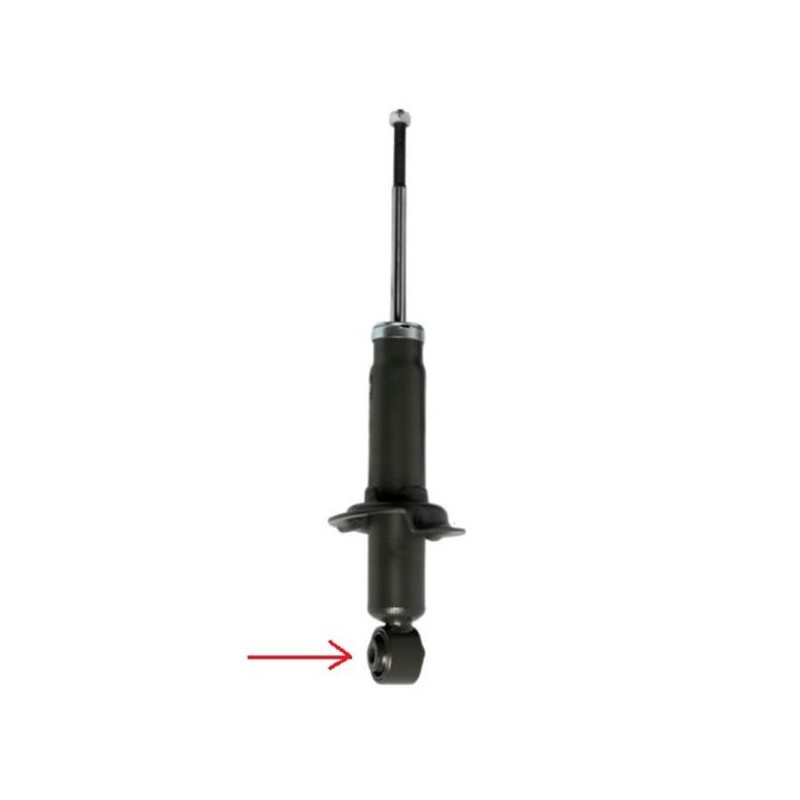 HARDRACE Bujes amortiguador trasero inferior - Bujes de caucho endurecido - HR