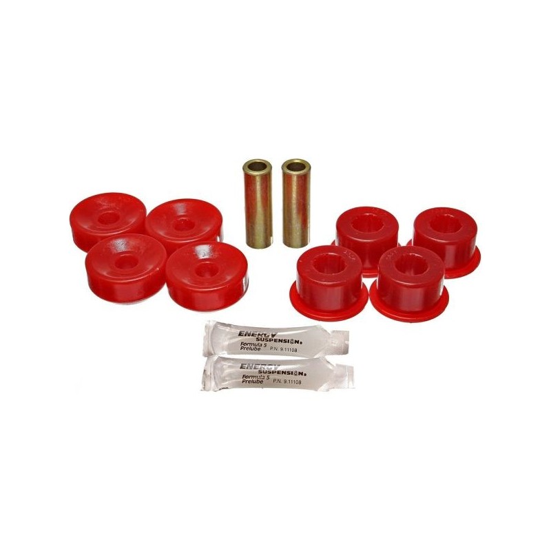 Energy Suspension Gomas amortiguador trasero - Rojo - EN