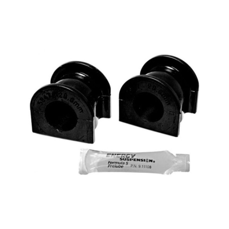 Energy Suspension Gomas barra estabilizadora delantera (28,2mm) - Negro - EN