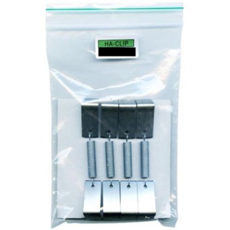 Tirex Clips de acero inoxidable para matrículas