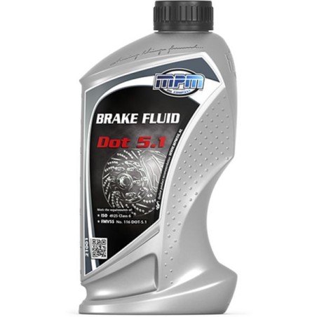 MPM Oil Líquido de frenos y embrague DOT 5.1 - 1 Litro - MPM