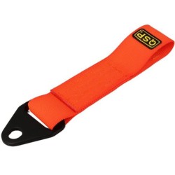 QSP Correa de remolque resistente - 20cm - Naranja