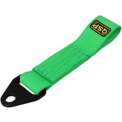 QSP Correa de remolque resistente - 20 cm - Verde