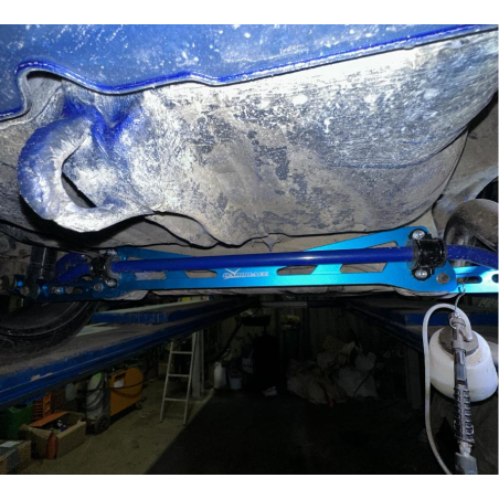 HARDRACE Refuerzo del subchasis + barra estabilizadora - Azul - HR