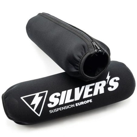 Silvers Fundas de amortiguador - Neopreno negro - SEWC