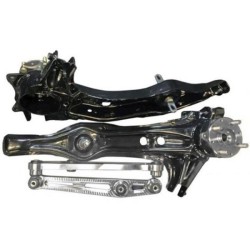 Hub City Performance Juego de brazos de suspensión AWD - 4x100 - Bujes de poliuretano - Negro - HCP-TAK-EG-POLY-4