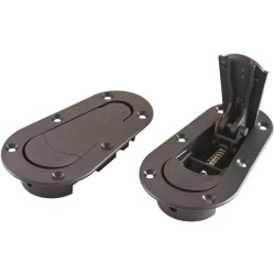 AeroCatch Plus Cerraduras de capó enrasadas - Negro - 120