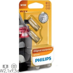 Philips Bombillas Vision W5W T10 12V/5W