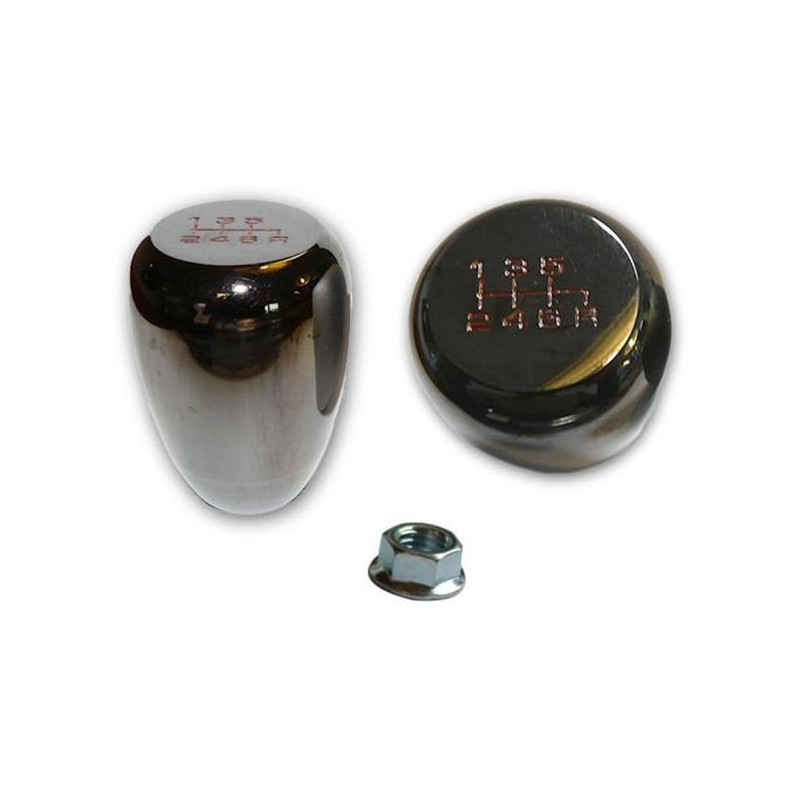 US-Racing Palanca de cambios "Type R" (6v) - Negro/cromo - SK-TR