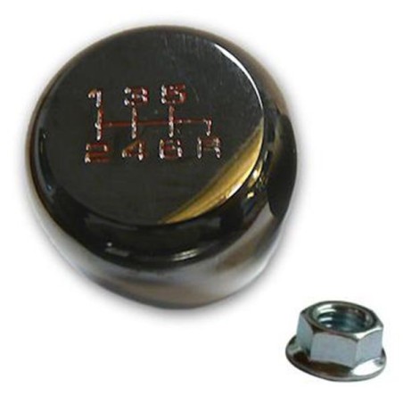 US-Racing Palanca de cambios "Type R" (6v) - Negro/cromo - SK-TR