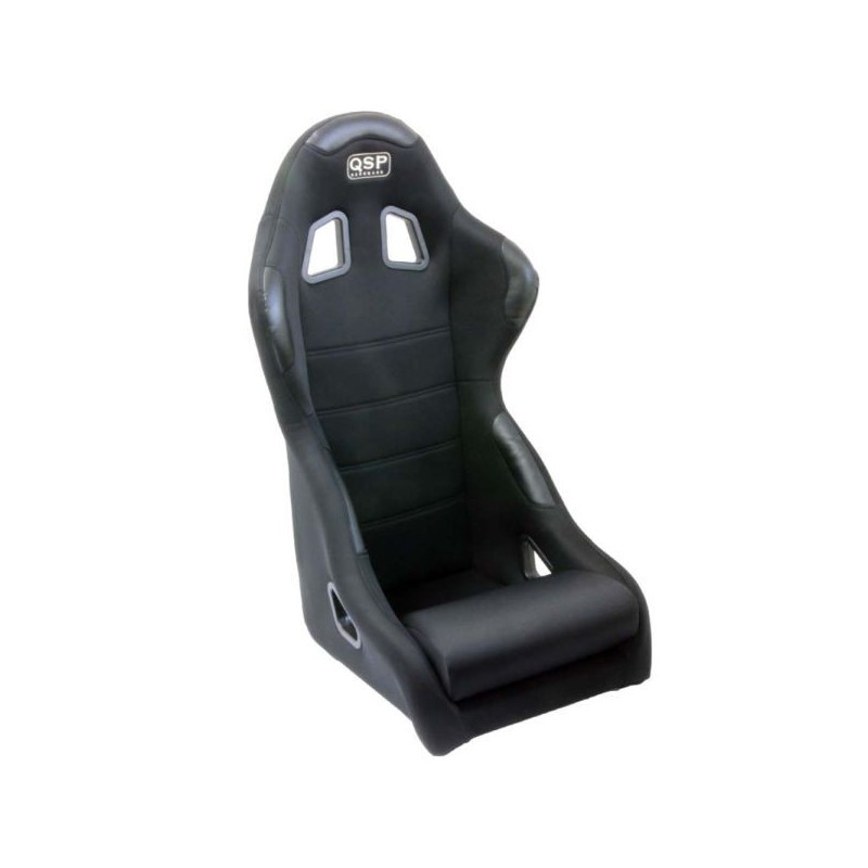QSP Silla de carreras - Tela Club - Negro - QST