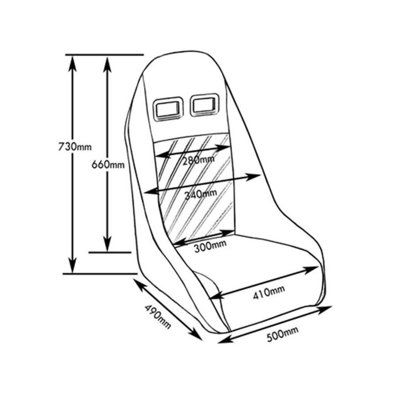 QSP Silla de carreras - Retro Legend - Negro - QST