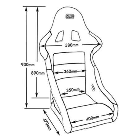 QSP Silla de carreras asiento de cubo Drift 1