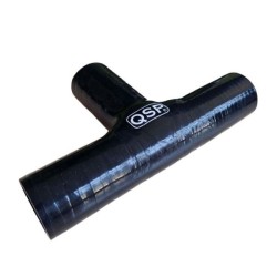 QSP Pieza en T de silicona 3x 19mm - Longitud 200 mm - Negro - QHTST
