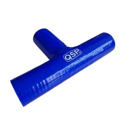 QSP Pieza en T de silicona 3x 16mm - Longitud 100mm - Azul - QHTST