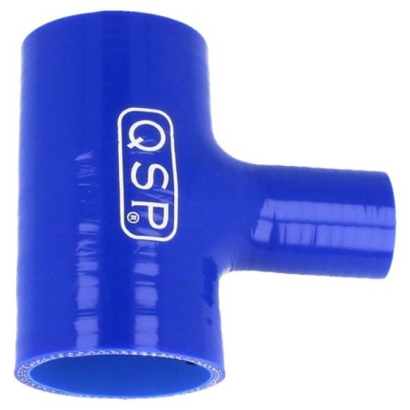 QSP Pieza en T de silicona - 35 mm (conexión de 19 mm) - Azul - QHTST
