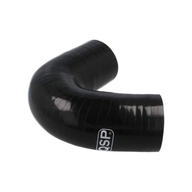 QSP Manguera de silicona - curva 135° - 22 mm - Negro - QHE135