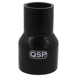 QSP Adaptador de manguera de silicona - 35-28 mm - Negro - QHCR