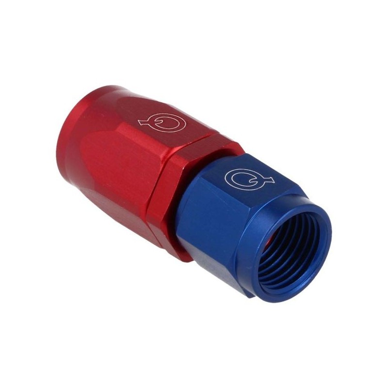 QSP Adaptador de manguera AN4 recto ligero - Azul, Rojo - QG136