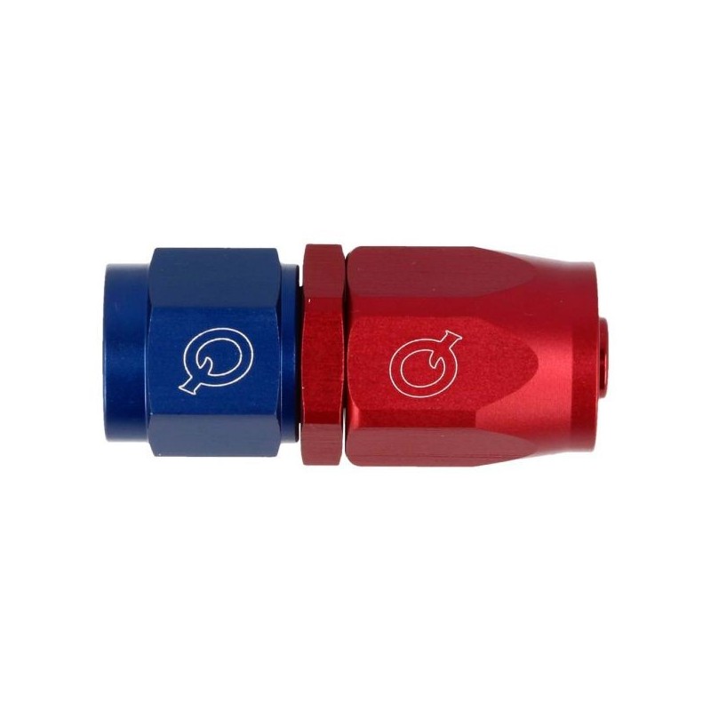 QSP Adaptador de manguera AN4 recto ligero - Azul, Rojo - QG136