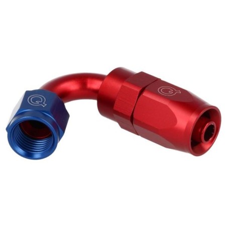 QSP Adaptador de manguera ligero 120° AN8 - Azul, Rojo - QG136
