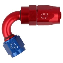 QSP Adaptador de manguera ligero 120° AN20 - Azul, Rojo - QG136