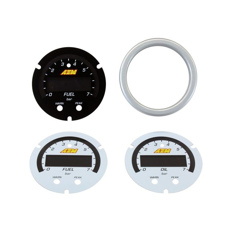 AEM Electronics Kit de accesorios para manómetros de líquido serie X - AEM-30-0301