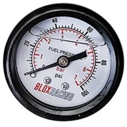 BLOX Racing Manómetro de combustible - blanco - BXGA-00125