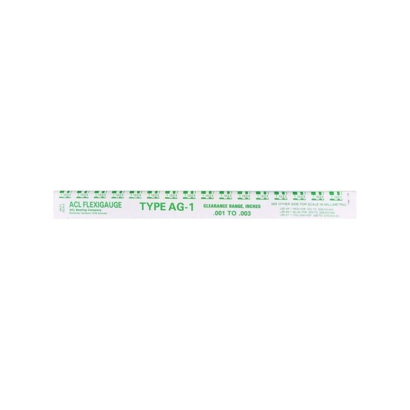 ACL Flexigauge 1 (RG-1) (Verde) .025 - .076mm - AG