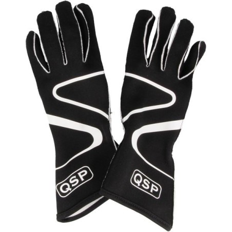 QSP Guantes Race 400 - M - Negro - QSGL400-BLK