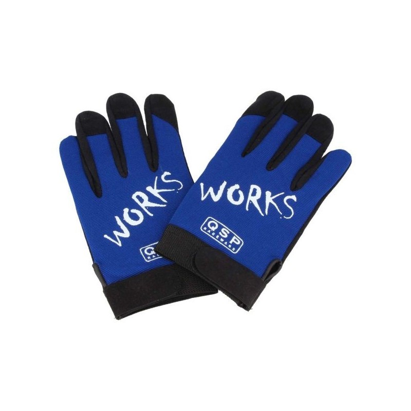QSP Guantes de trabajo Works - Talla XXL - Azul - QWORKS-2XL