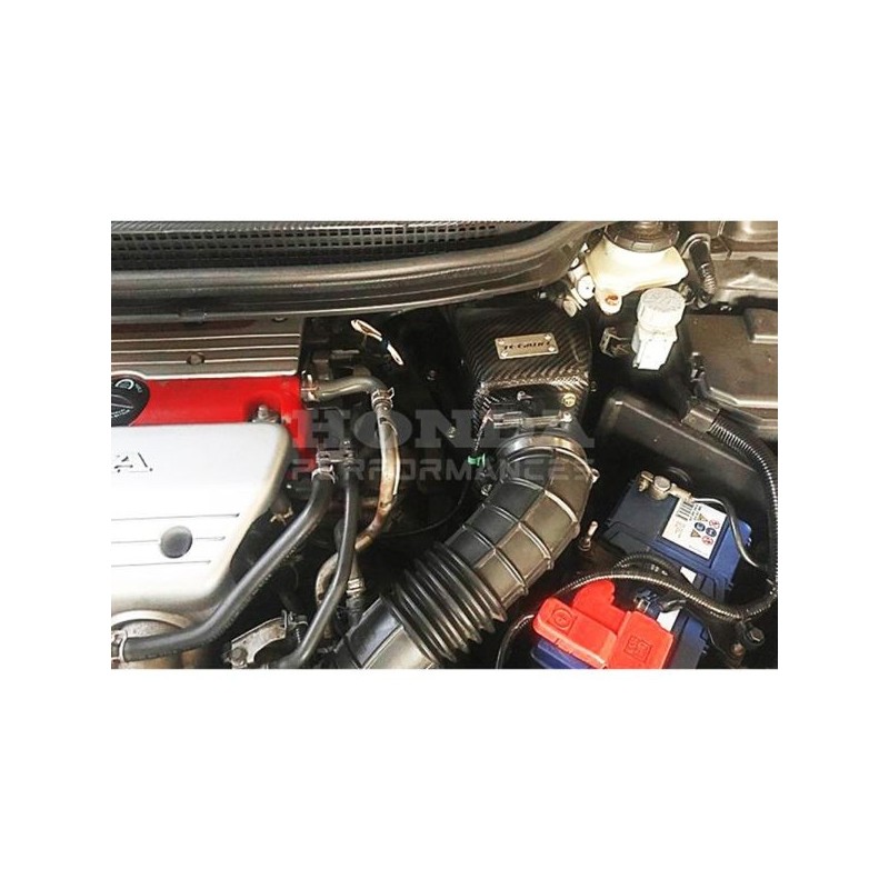 US-Racing Caja del filtro de aire de carbono ''Mugen'' + filtro de aire K&N - USR-AIRBOX-FN2