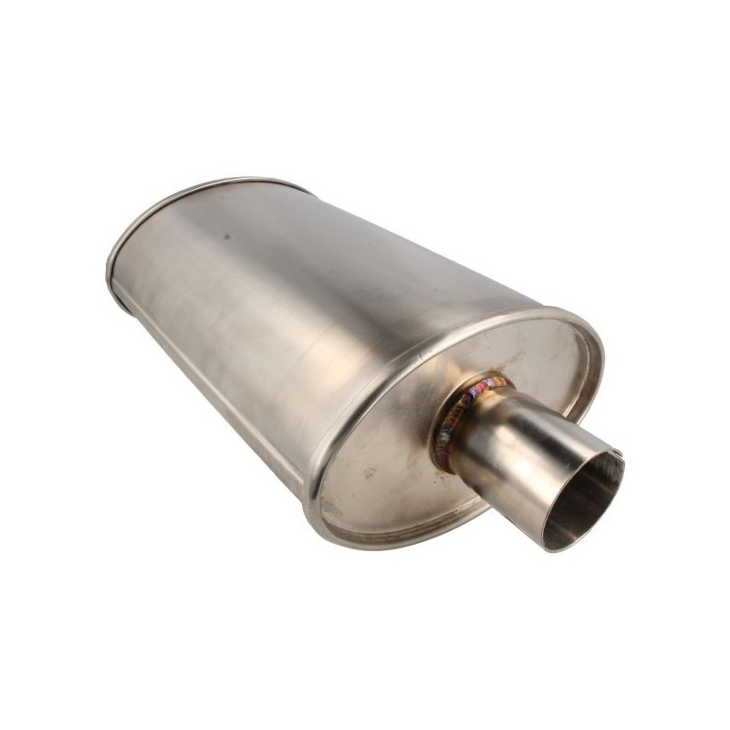 QSP Silenciador de escape oval - Ø76.0mm/3.0" - QEX-30