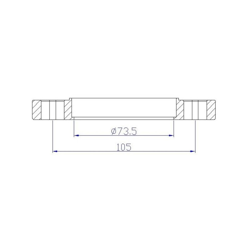 Invidia Brida de escape 2 tornillos - Ø76mm/3.0''