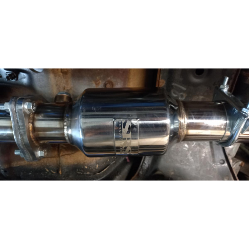 SRS Catalizador racing alto caudal 200 celdas acero inoxidable - TP-CI-A