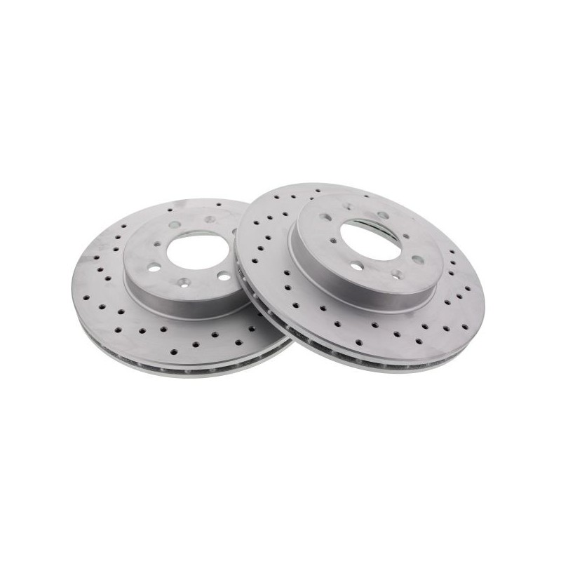 Brakemax Discos de freno delanteros (262mm / 4x100) - Taladrados - BM