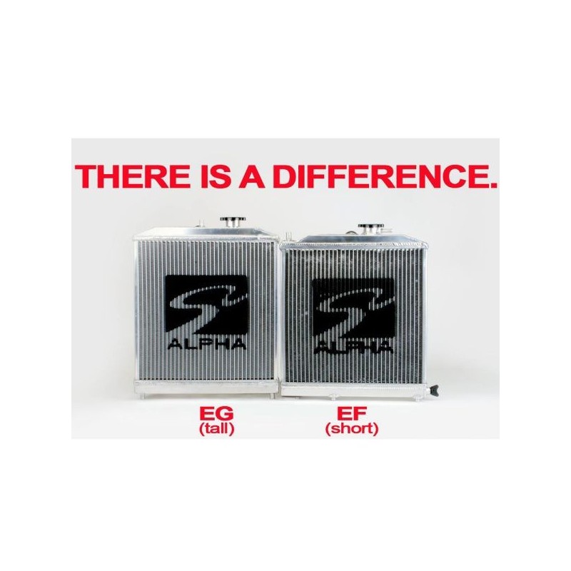 Skunk2 Radiador aluminio (Half Size) - SK2-349-05