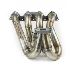 SpeedFactory Colector turbo acero inoxidable montaje superior estilo T3 brida turbo, 44mm V-band wastegate brida - SF-04