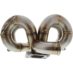 SpeedFactory Colector turbo acero inoxidable ram estilo T3 brida turbo, 38mm V-band wastegate brida (AC) - SF-04-002