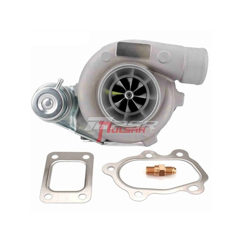 Pulsar Turbo Systems 2871 475HP GEN1 Turbo de doble rodamiento de bolas - Estándar - T25 .86 5 Perno - Estampado 11.6psi
