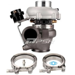 Pulsar Turbo Systems PTG 4849G 550HP Turbo de doble rodamiento de bolas - Rotación hacia adelante - T51R Mod - .49A/R Dob