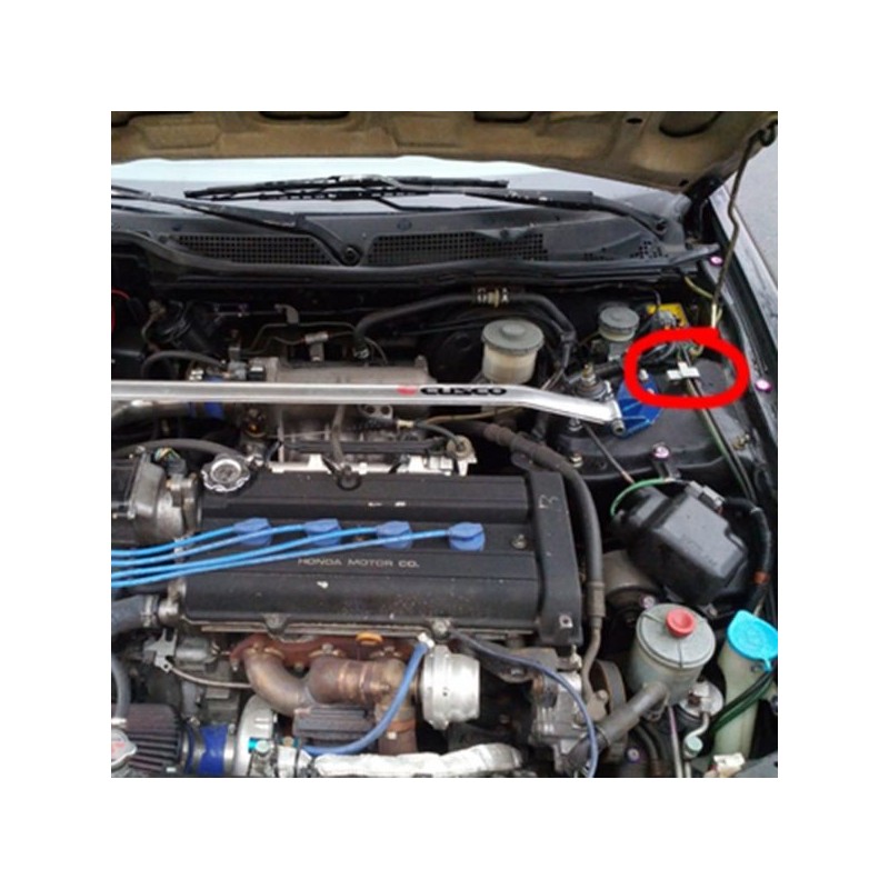 Honda Abrazadera del tubo del limpiaparabrisas (puntal) - 91506-SR3