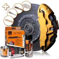 Foliatec Kit de pintura de pinza - Prestige dorado metalizado