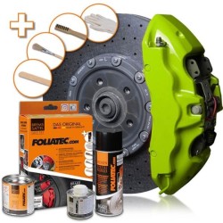 Foliatec Kit de pintura de pinza - verde tóxico