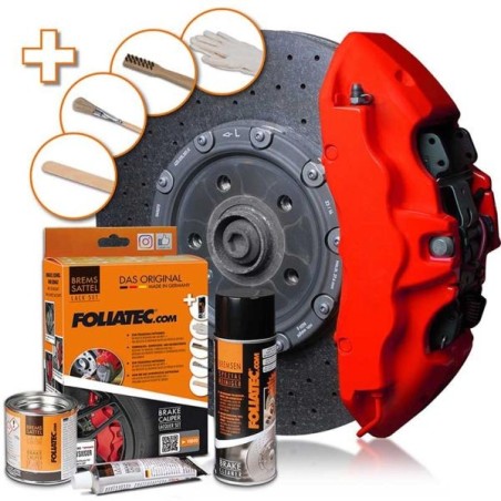 Foliatec Kit pintura pinza - racing rosso mate