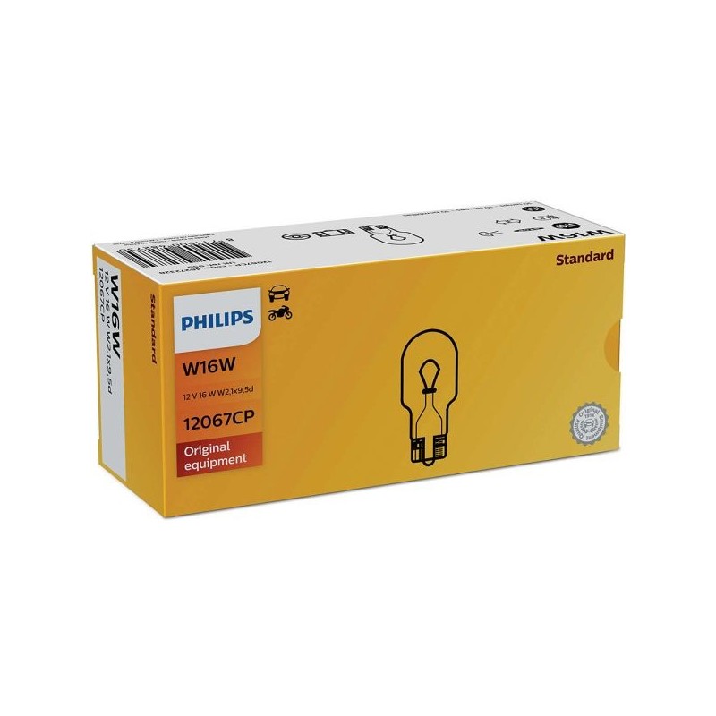 Philips Bombillas Vision W16W T15 12V/16W
