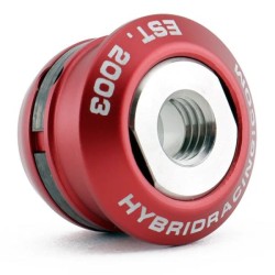 Hybrid Racing Maxim shift boot collar- rojo - HYB-BCA-01